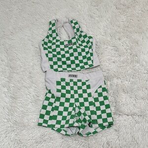 ❤️ Five The Label Checkered Set Size YL (8/10)
